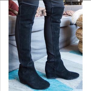 Nine West - Tiberia over-the-knee suede boots